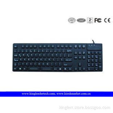 105 Keys Waterproof Silicone Keyboard With 12 Function Keys